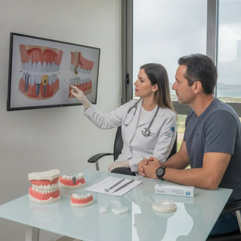 Implante dentário e periodontite: como tratar antes em Osório