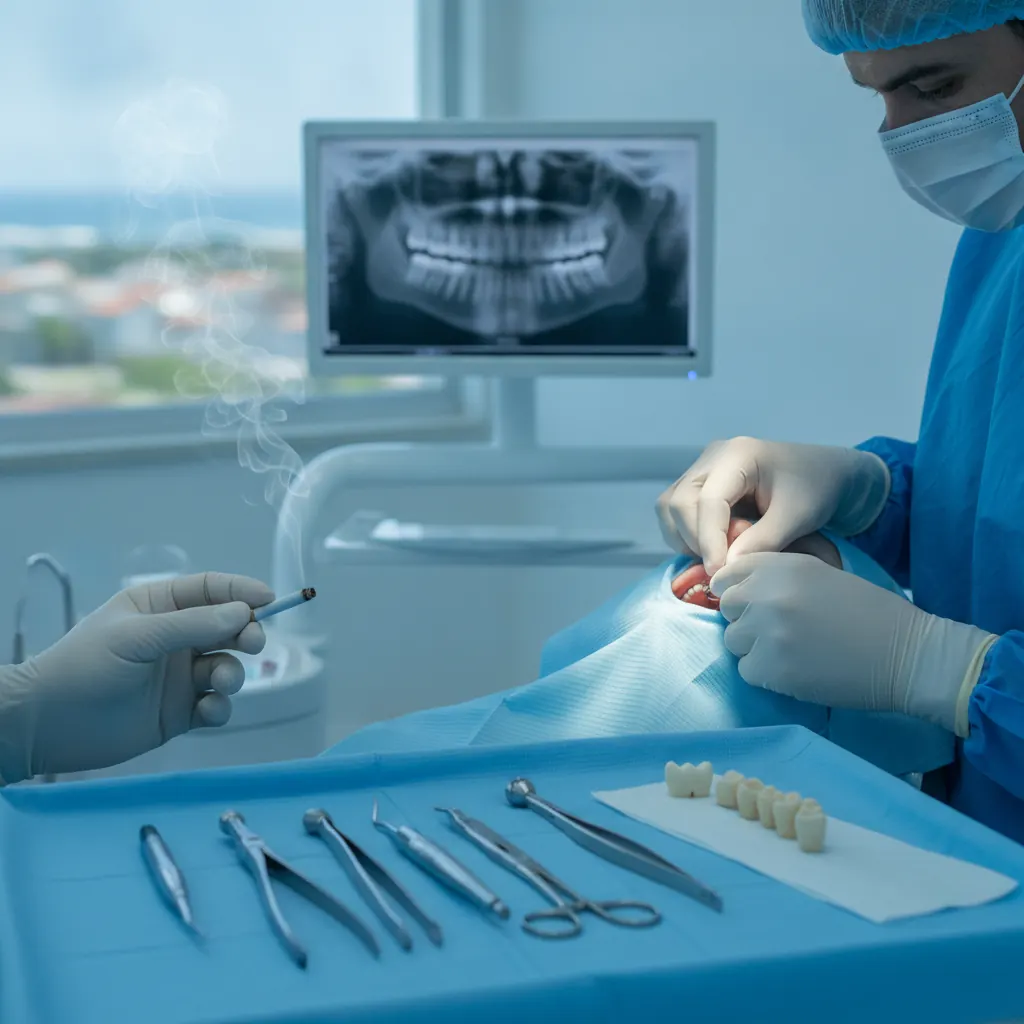 Implante dentário para fumantes em Osório RS: o que muda